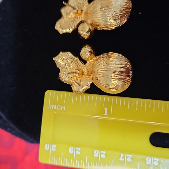 Vintage Avon Christmas earrings - Picture 3 of 4